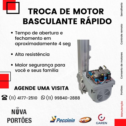 Conserto de portão automático na saúde